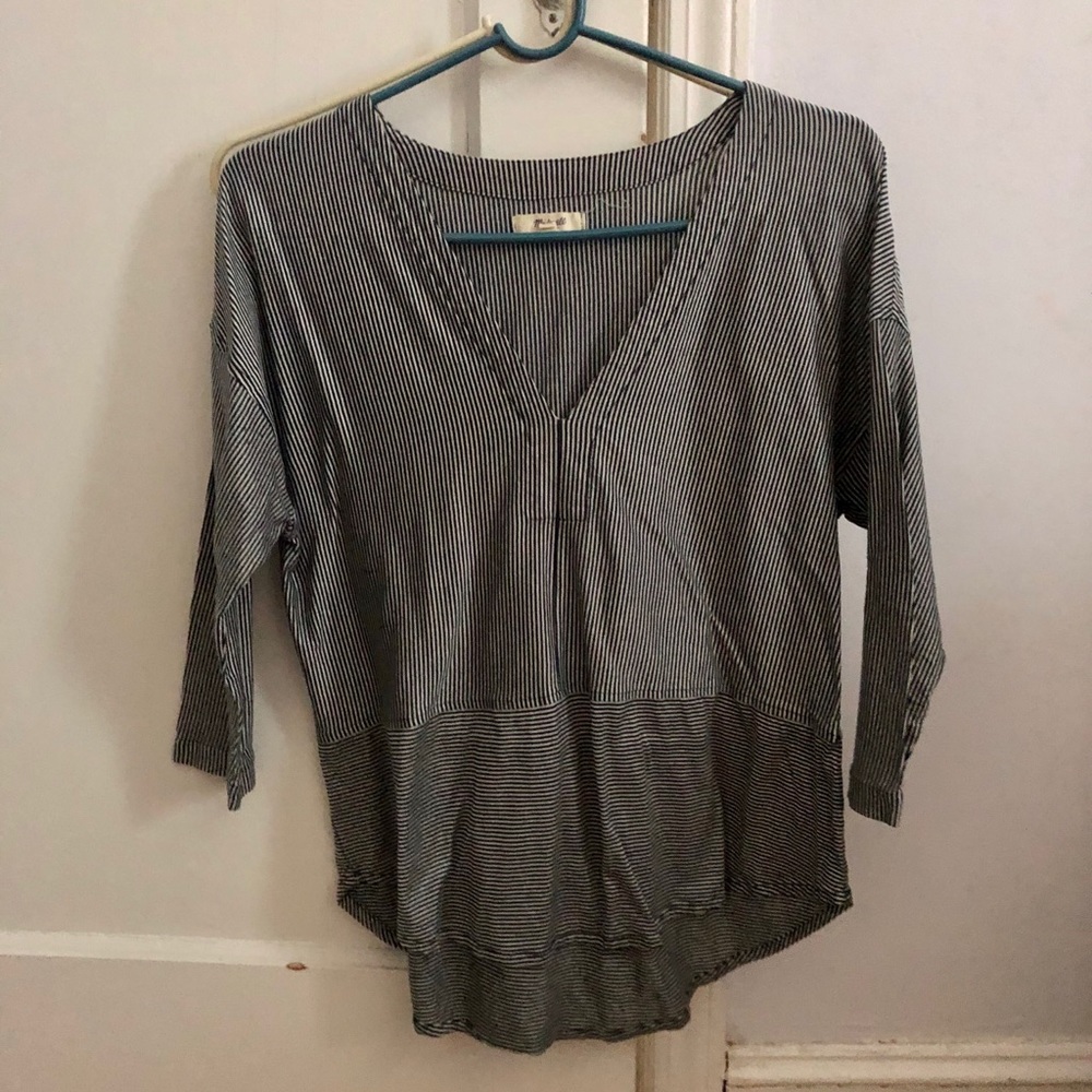Madewell pinstripe top